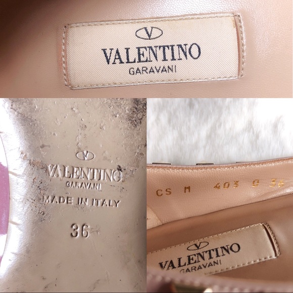 ❤️SOLD❤️Valentino rockstud balle flats rose 36 - Picture 7 of 8